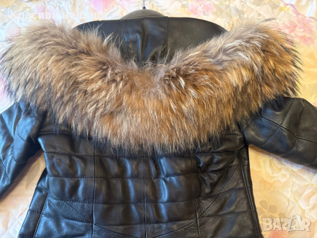 Дамско кожено яке от естествена кожа , снимка 3 - Якета - 53995300