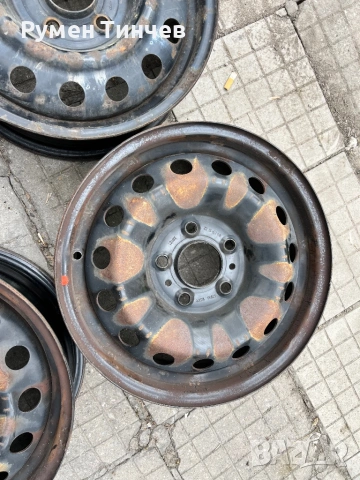 4бр метални джанти от ХЮНДАЙ 15ки, снимка 5 - Гуми и джанти - 54221121