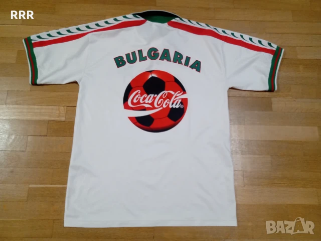 България ретро футболна тениска Евро 1996 с реклама Coca Cola, снимка 5 - Спортни дрехи, екипи - 50786920