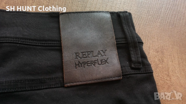 REPLAY M914Y.000.8366197 HYPERFLEX SLIM FIT ANBASS JEANS размер 32/32 еластични дънки 22-59, снимка 5 - Дънки - 52158905