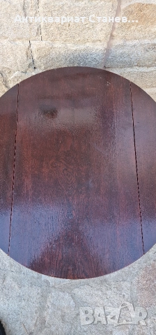 Винтидж дървена масичка, снимка 6 - Маси - 52617419