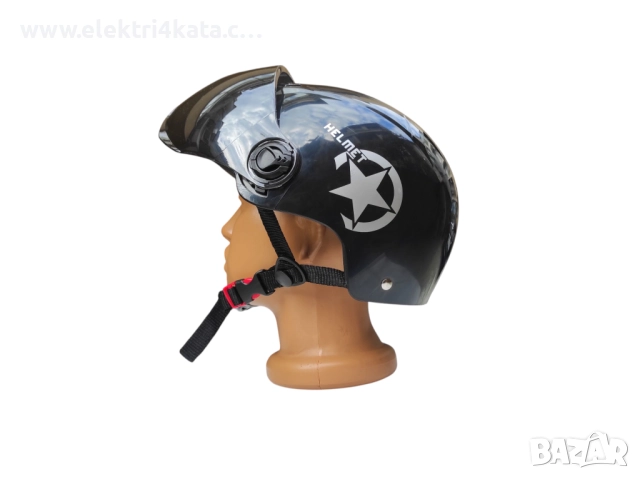 Отворена каска с визьор, снимка 4 - Аксесоари и консумативи - 52573738