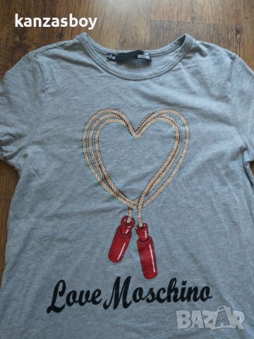 love moschino - страхотна дамска тениска L, снимка 6 - Тениски - 45242381