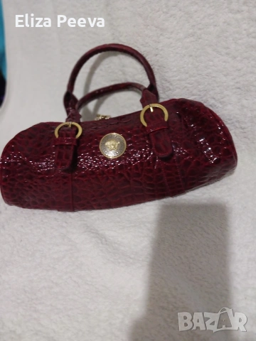 Чанта в цвят бордо, снимка 6 - Чанти - 53480081