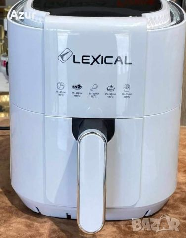 Фритюрник с горещ въздух Lexical Airfryer LAF-3011-1/2 1200W 3.5L бял/черен, снимка 7 - Фритюрници - 45639819