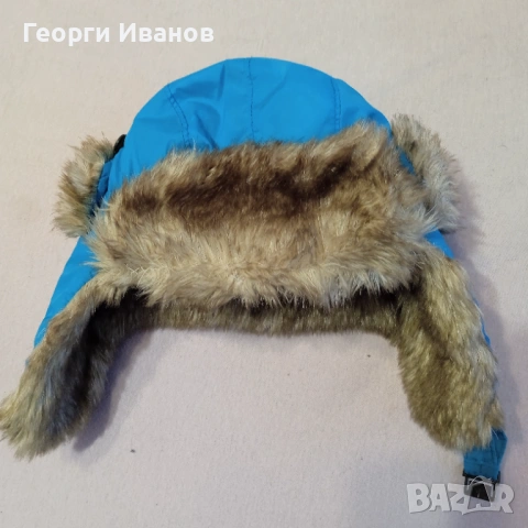 КАТО НОВА NAPAPIJRI 100% ОРИГИНАЛНА детска ушанка зимна шапка Напапири, снимка 4 - Шапки, шалове и ръкавици - 53064419