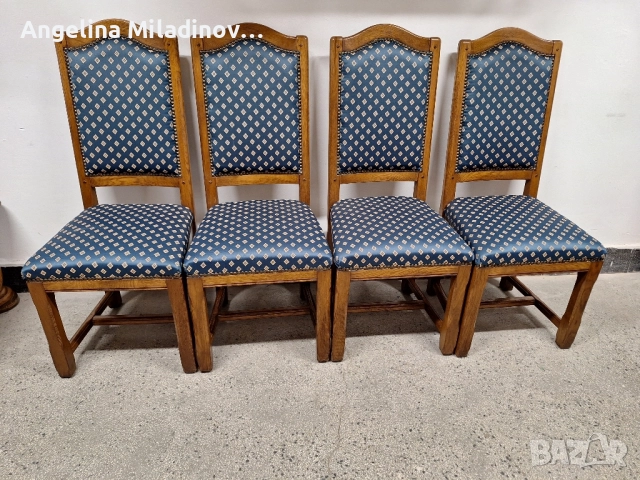 Луксозни столове за трапезария к - т 4 броя 