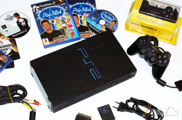 PS2 Fat PlayStation 2 + подарък 6 игри, снимка 4 - PlayStation конзоли - 52527210