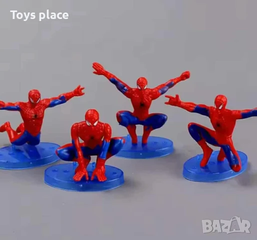 Лот фигурки Спайдърмен Spiderman фигурки за торта или игра , снимка 4 - Фигурки - 50723147