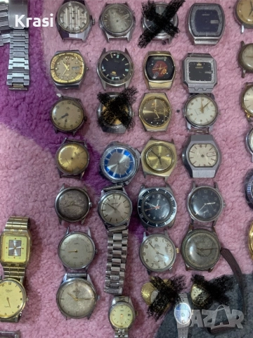 Неработещи механични часовници различни марки