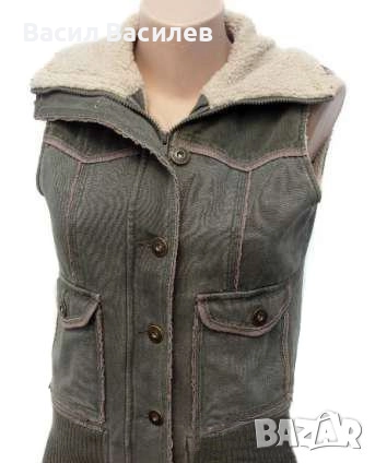 Warehouse зимен зелен дамски елек