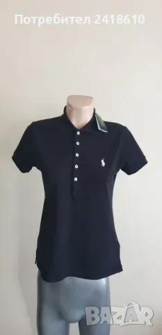 POLO Ralph Lauren Pique Cotton Slim Fit  Size M ОРИГИНАЛ! Дамска Tениска!, снимка 9 - Тениски - 47335396