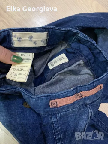 Дънков панталон Scotch&Soda за момиче с тъст 152 см, снимка 2 - Детски панталони и дънки - 48273632