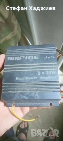 Усилвател за кола Apline J5 2x30w High Amplifier 