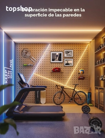 ЧИСТО НОВО Govee COB LED лента Pro, 3 метра LED светлини съвместими с Alexa, Google Assistant..., снимка 7 - Лед осветление - 51598442