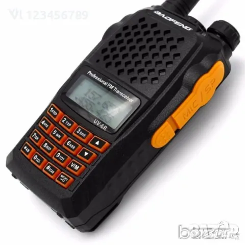 Радиостанция Baofeng 6R 5/8w модел двубандова DTMF, CTCSS, DCS , снимка 6 - Други - 47595321