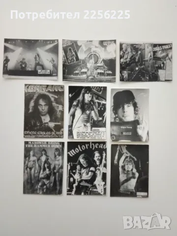 ЛОТ картички на метъл групи (лот 17)