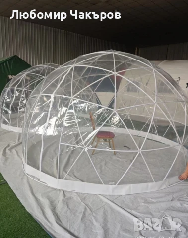 Шатра Купол - Покривало за Басейн, Джакузи или Тераса. Зимна Градина , снимка 2 - Градински мебели, декорация  - 45947830