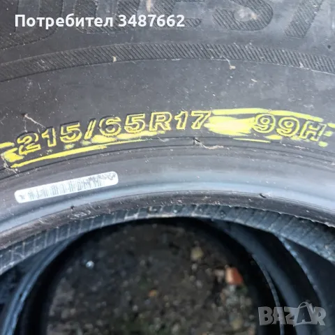 215 65 17 Bridgestone 4броя зимни , снимка 4 - Гуми и джанти - 47166423