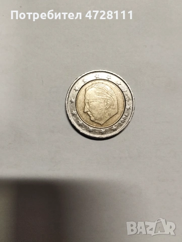 2евро Белгия грешен център , снимка 2 - Нумизматика и бонистика - 53380521