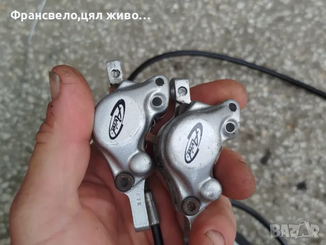 Хидравлични спирачки за велосипед колело avid juisy дължина 75/135, снимка 3 - Части за велосипеди - 50000101