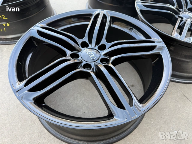 4 бр. алуминиеви джанти AUDI 19 цола 5x112 , централен отвор 75.1, ET45, 8J, снимка 8 - Гуми и джанти - 54002982