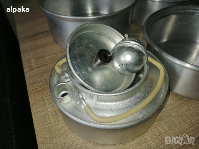 Продавам компактен алуминиев туристически комклект /съдове/ , снимка 5 - Други стоки за дома - 53990303