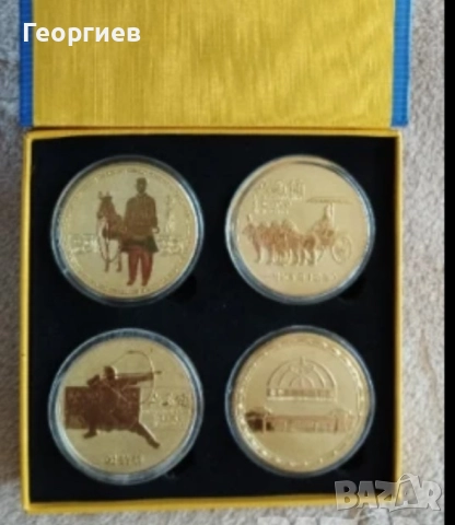 Китайски символи монети,Китайска шапка с 4 бр.значки, снимка 2 - Шапки - 51094254