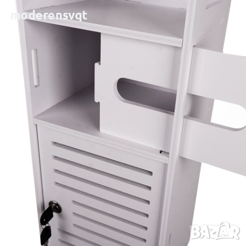 Шкаф за баня тоалетна хартия заключващ се, снимка 3 - Шкафове - 52279323