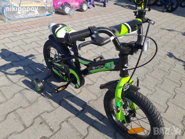 BYOX Велосипед 14" RAPID зелен, снимка 9 - Велосипеди - 48305267