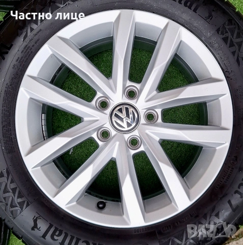 Продавам 4бр оригинални 16-ки джанти за Фолксваген Пасат, Голф, Туран, Тигуан , снимка 4 - Гуми и джанти - 53949617