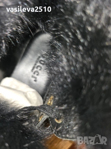 Gucci дамски кецове от естествена кожа и естествен косъм , снимка 12 - Кецове - 53893006