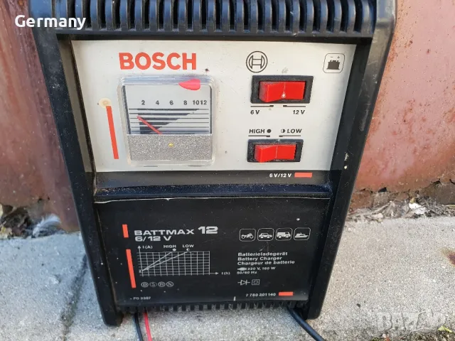 немско зарядно bosch бош 6v 12v   12amp., снимка 1 - Аксесоари и консумативи - 46835422