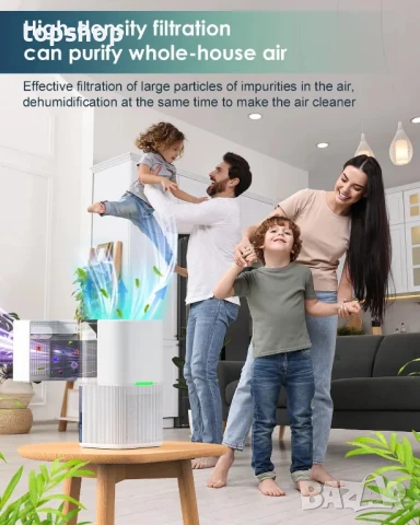 НОВ влагоуловител 1600мл с автоматично изключване, автоматично размразяване, тих, снимка 5 - Влагоабсорбатори и влагоуловители - 50555669