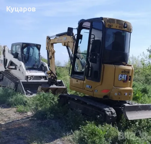 Услуги с мини багер, мини челен товарач и самосвал с кран