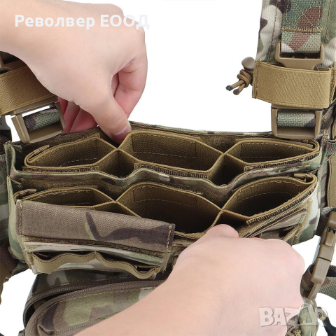 ТАКТИЧЕСКА ЖИЛЕТКА PMC MICRO D CHEST RIG – NPC, снимка 5 - Екипировка - 45056888