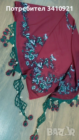 забрадка с дантела тип Кене, снимка 6 - Шалове - 54289758