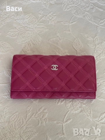 CHANEL портмоне естествена кожа.