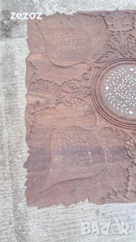 Индийска маса масив махагон, снимка 5 - Маси - 53962627