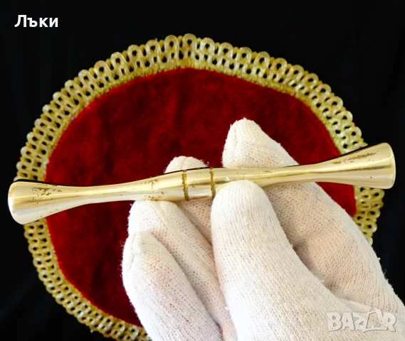 Бронзово чукало за хаван 12.5 см.,маркировка 
