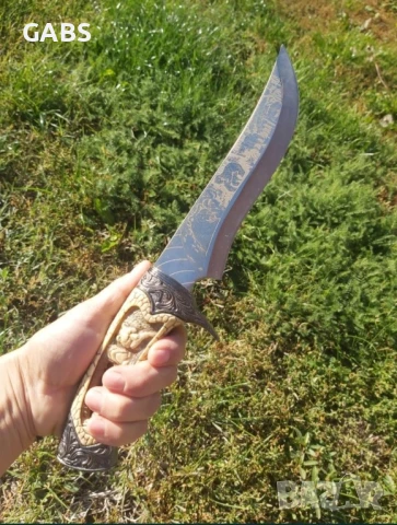 Колекционерски ловен нож с поставка-два модела, снимка 11 - Ножове - 50673139