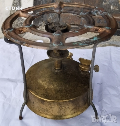 Декоративен бензинов котлон-месинг, снимка 4 - Котлони - 52444407