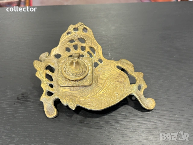 Стара бронзова мастилница. №8065