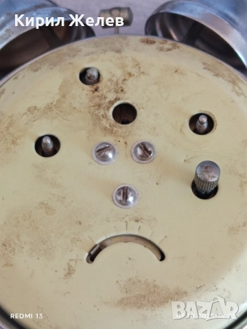 Стар механичен будилник FIVE RAMS CHINA за КОЛЕКЦИЯ ДЕКОРАЦИЯ 33101, снимка 8 - Антикварни и старинни предмети - 51952580