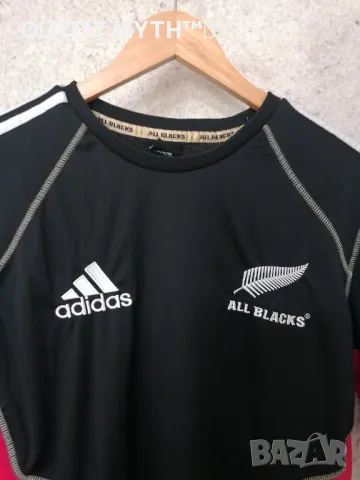 ADIDAS ALL BLACKS ОРИГИНАЛНА ФУТБОЛНА ТЕНИСКА , снимка 2 - Тениски - 46886006