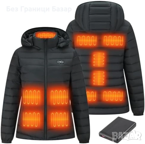 Нова Отопляема дамска жилетка 11 нагревателя, 3 степени, бързо загряване
