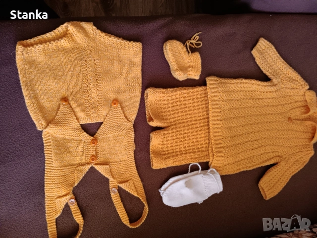 Детско плетено комплексче, снимка 2 - Детски комплекти - 53795294