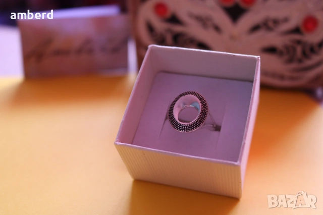 Сребърен пръстен - модел PLR004, снимка 2 - Пръстени - 53676426