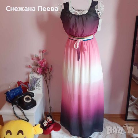 Нови дамски цветни лятни рокли, снимка 8 - Рокли - 40981934