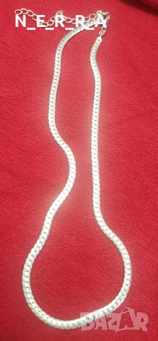 Масивен сребърен ланец, снимка 2 - Колиета, медальони, синджири - 53258359